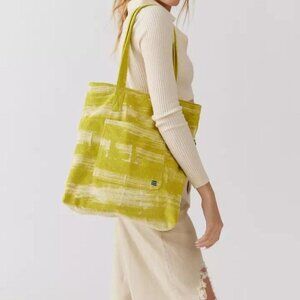 Urban Outfitters BDG Lime Color Rinse Wash Corduroy Tote Bag | NEW!!